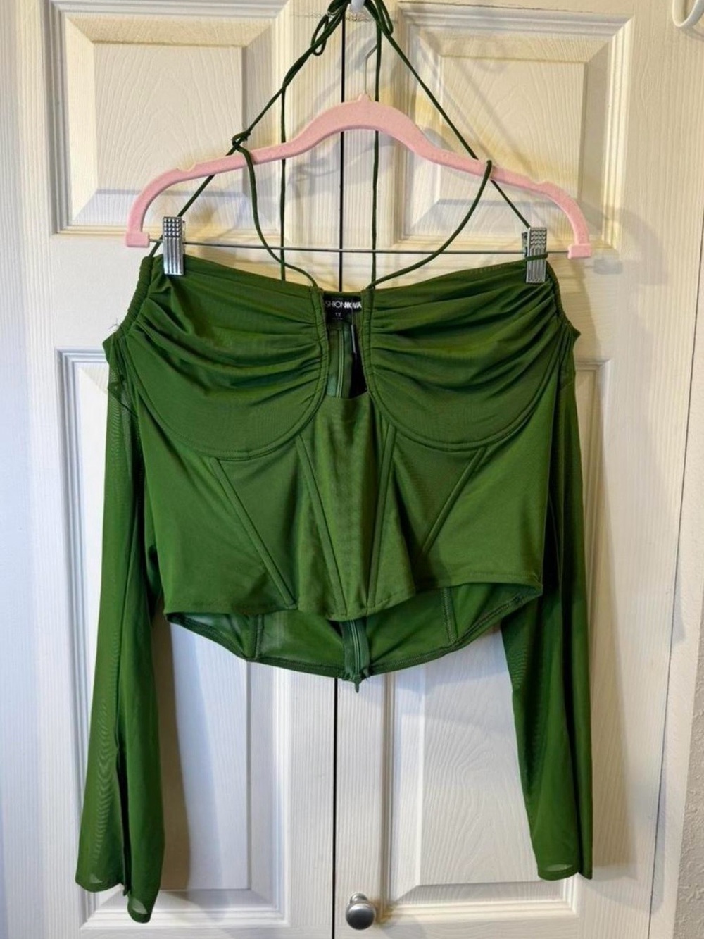 Fashion Nova Mesh Crop Top